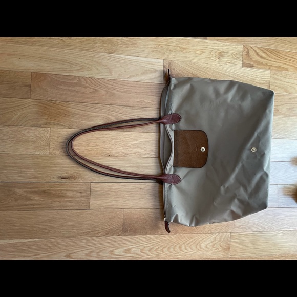 Le Pliage Large Nylon Shoulder Tote - Desert - Picture 3 of 8